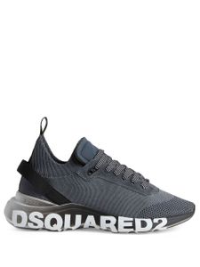 DSQUARED2 baskets à logo imprimé - Gris