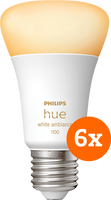 Philips Hue White Ambiance E27 1100lm 6-pack