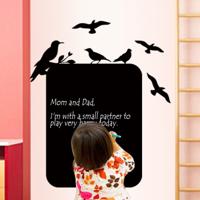 Dikkere Blackboard plakken muur Stickers woonkamer decoratie Stickers kinderen kamer Office effen kleur muur Stickers