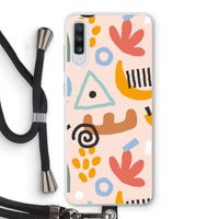 Abstract: Samsung Galaxy A70 Transparant Hoesje met koord