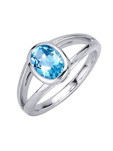 Damesring Gemondo Blauw