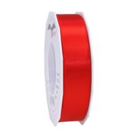 Cadeaulint Satijn - 2.5 cm x 25 meter - rood - cadeaus inpakken - sierlint