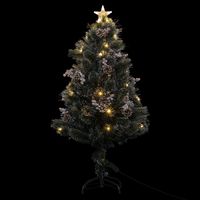 Feeric lights and christmas kunst kerstboom - 120 cm -met deco en licht   -