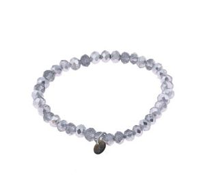 Day&Eve Elastische Armband Beads Silver