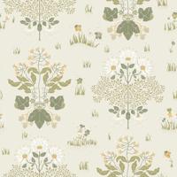 Dutch Wallcoverings Hjärterum - Edla - Wit