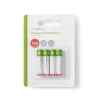 Nedis Oplaadbare NiMH-Batterij AAA | 1.2 V DC | 700 mAh | 1 stuks - BANM7HR034B BANM7HR034B