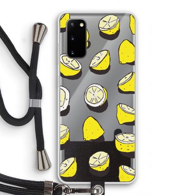 When Life Gives You Lemons...: Samsung Galaxy S20 Transparant Hoesje met koord