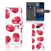 Sony Xperia 10 | Book Cover | Pink Macarons