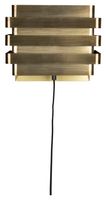 Dutchbone Wandlamp 'Dumont' kleur Brass