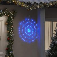 VidaXL Kerstverlichting vuurwerk 4 st 140 led&apos;s 17 cm blauw