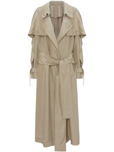 Victoria Beckham trench plissé à design drapé - Tons neutres