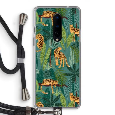 Luipaard 2: OnePlus 8 Transparant Hoesje met koord