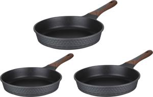 Resto Kitchenware Koekenpannenset Capella ø 24 + 26 + 28 cm - Inductie en alle andere warmtebronnen