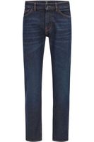 BOSS Maine Regular Fit Jeans blauw, Effen - thumbnail