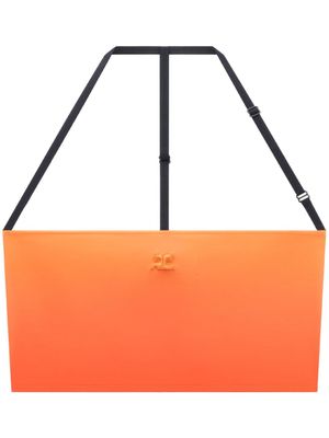 Courrèges haut bandeau à effet dégradé - Orange