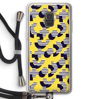 8-bit N°3: Samsung Galaxy A8 (2018) Transparant Hoesje met koord