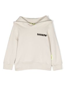 Barrow kids hoodie en coton à imprimé graphique - Tons neutres