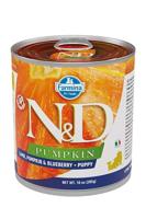 Nat hondenvoer - FARMINA N&D DOG LAMB&PUMPKIN&BLUEBERRY PUPPY 285g