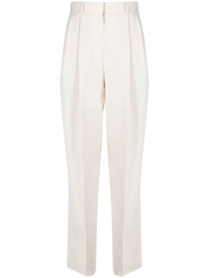 TOTEME pantalon de tailleur Riva à coupe fuselée - Tons neutres