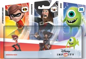Disney Infinity Triple Pack Sidekicks (Mike / Mrs Incredible / Barbossa)
