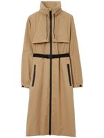 Burberry manteau ceinturé à capuche - Tons neutres