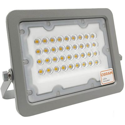 LED Bouwlamp - Facto Dary - 30 Watt - LED Schijnwerper - Helder/Koud Wit 6000K - Waterdicht IP65 - 120LM/W - Flikkervrij - OSRAM LEDs LED Bouwlamp - Facto Dary - 30 Watt - LED Schijnwerper - Helder/Koud Wit 6000K - Waterdicht IP65 - 120LM/W - Flikkervrij - OSRAM LEDs