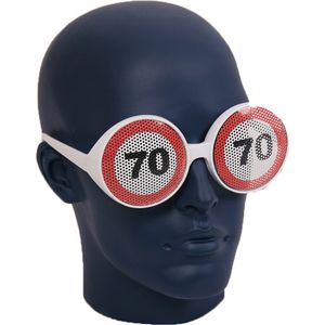 Verkeersbord bril 70 jaar   -