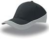 Atlantis AT615 Racing Cap - Black/Grey - One Size