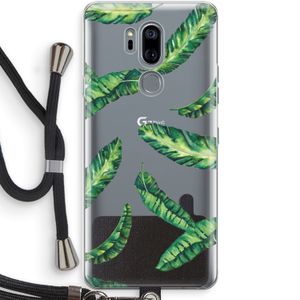 Lange bladeren: LG G7 Thinq Transparant Hoesje met koord