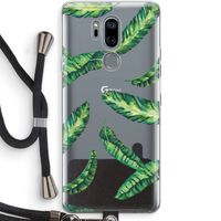 Lange bladeren: LG G7 Thinq Transparant Hoesje met koord