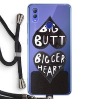Big butt bigger heart: Honor Note 10 Transparant Hoesje met koord