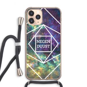 Negenduust ruimte: iPhone 11 Pro Max Transparant Hoesje met koord