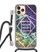 Negenduust ruimte: iPhone 11 Pro Max Transparant Hoesje met koord