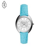 Horlogeband Fossil ES5094 Leder Blauw 16mm