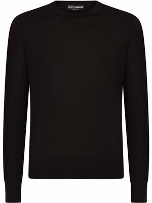Dolce & Gabbana pull en cachemire à col rond - Noir