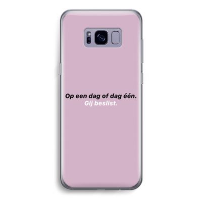 gij beslist: Samsung Galaxy S8 Transparant Hoesje