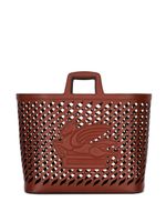 ETRO sac cabas à détails de perforations - Marron - thumbnail