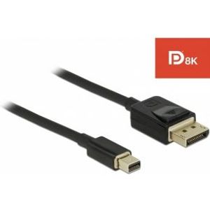 DeLOCK 84928 DisplayPort kabel 2 m Mini DisplayPort Zwart