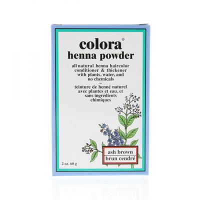 Colora Henna Henna Powder Ash Brown 60gr Colora Henna Henna Powder Ash Brown 60gr