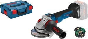 Bosch Blauw GWS 18V-10 SC | accu Haakse Slijper | 150 mm | Body | Zonder accu&apos;s & Laders in L-BOXX