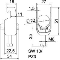 OBO Bettermann 1186916 Beugelklem 1 stuk(s)