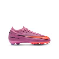 Nike Zoom Mercurial Vapor 16 Pro Gras Voetbalschoenen (FG) Kids Roze Felrood Lichtblauw