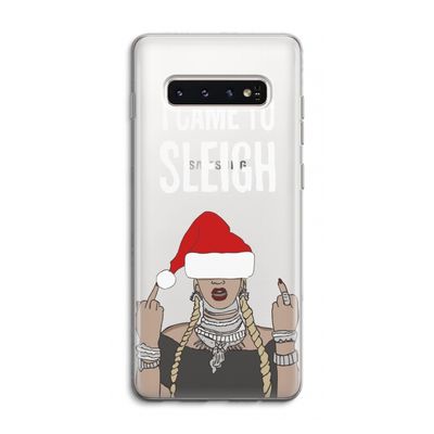 Came To Sleigh: Samsung Galaxy S10 4G Transparant Hoesje