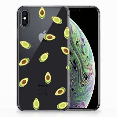 Apple iPhone Xs Max | Siliconen Case | Avocado