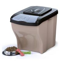 Bama Pet Voedeselcontainer 3x20L Taupe/Beige Bama Pet Voedeselcontainer 3x20L Taupe/Beige