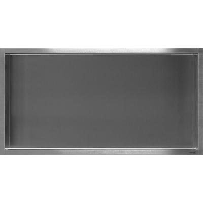 Looox Box inbouw nis 60 x 30 cm rvs geborsteld box60