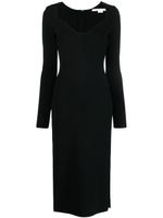 Veronica Beard robe Imka à col v - Noir