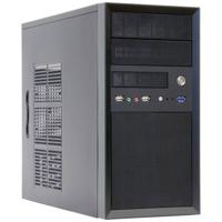 Chieftec CT-01B-OP Mini-tower PC-behuizing Zwart - thumbnail