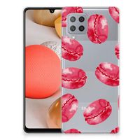 Samsung Galaxy A42 Siliconen Case Pink Macarons