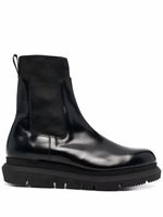 sacai bottines Chelsea à semelle épaisse - Noir